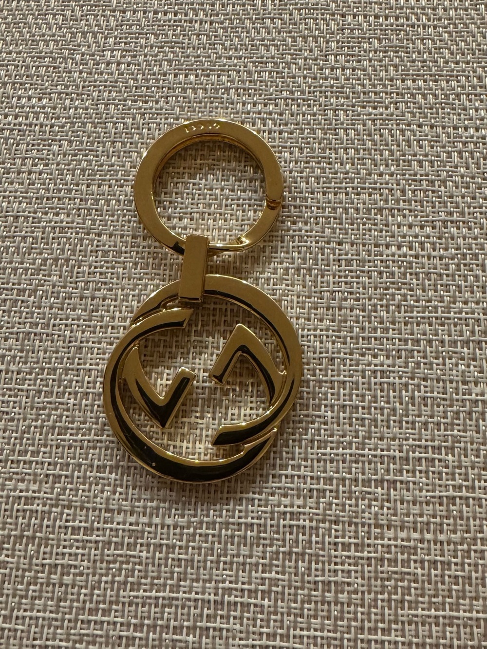 GG Gold Metal Keyring